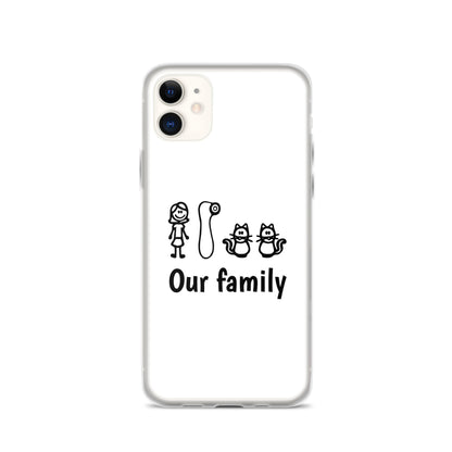 Coque iPhone Our family woman vibrator cats - Sedurro