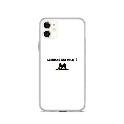 Coque iPhone Cat Lesbians eat what - Sedurro