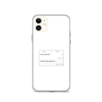 Coque iPhone Traduction cocktail - Sedurro