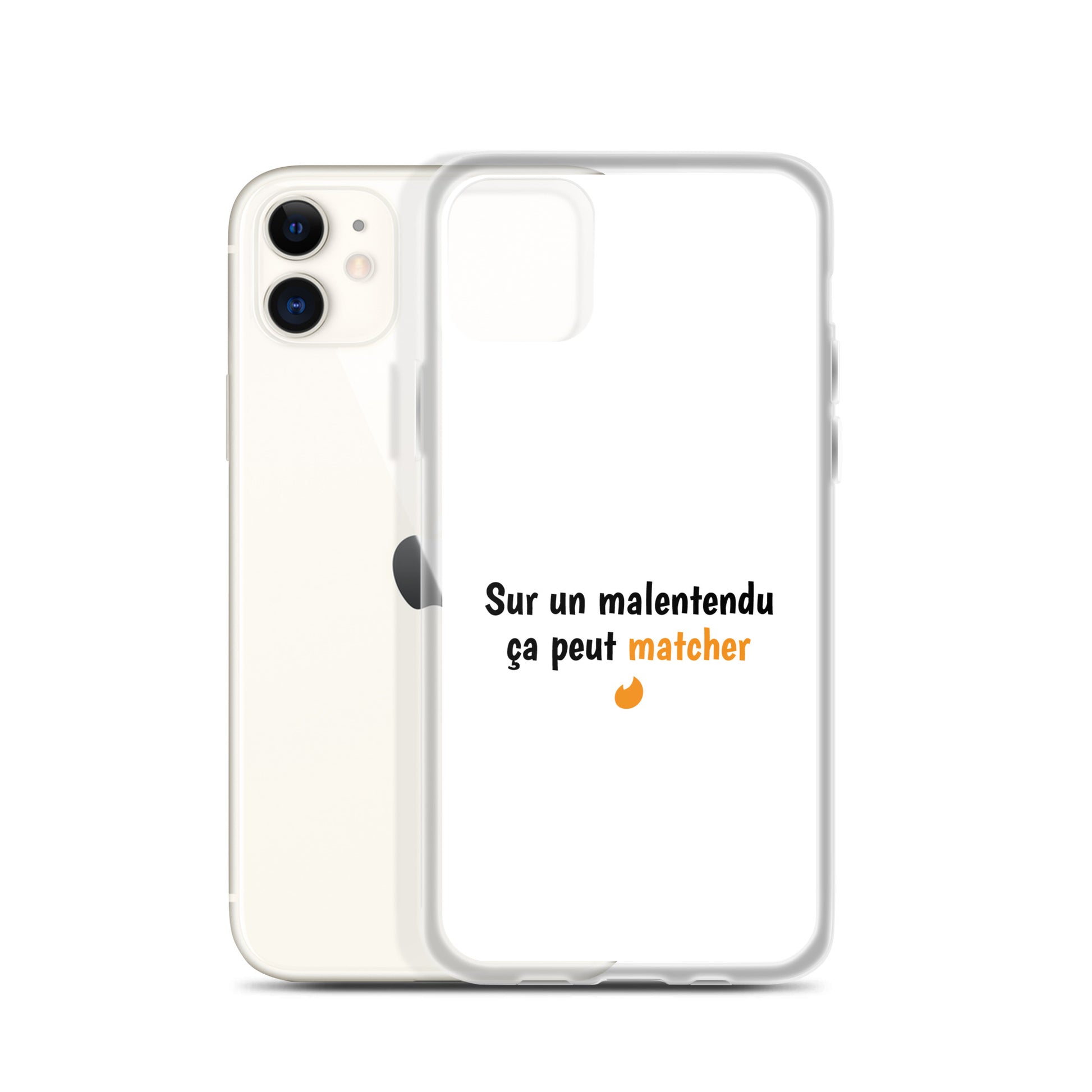 Coque iPhone Sur un malentendu ça peut matcher iPhone 11 - Sedurro