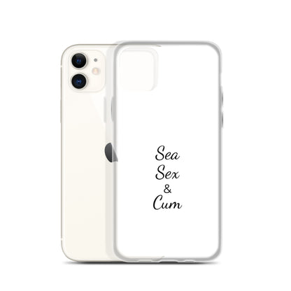 Coque iPhone Sea sex & cum iPhone 11 - Sedurro