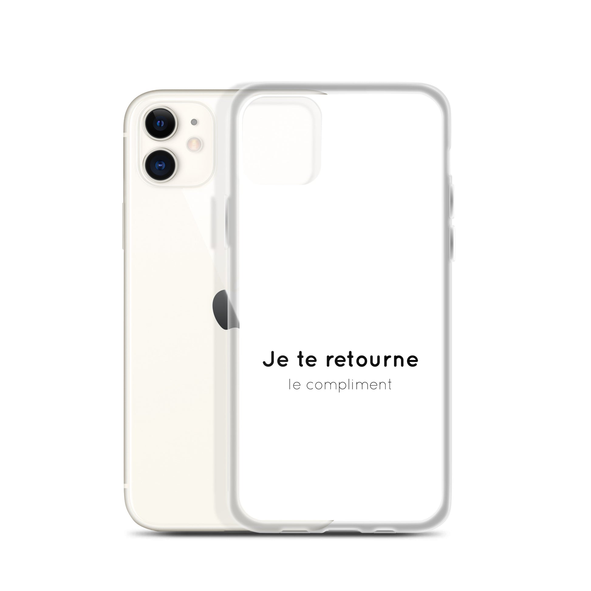 Coque iPhone Je te retourne le compliment - Sedurro