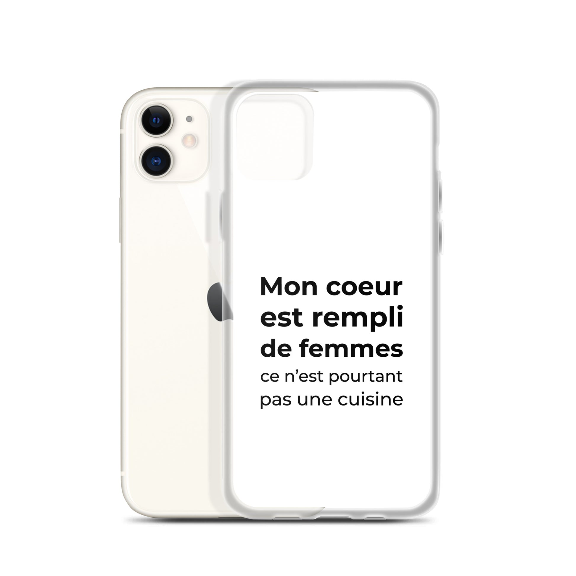 Coque iPhone Mon cœur est rempli de femmes ce n'est pourtant pas une cuisine - Sedurro