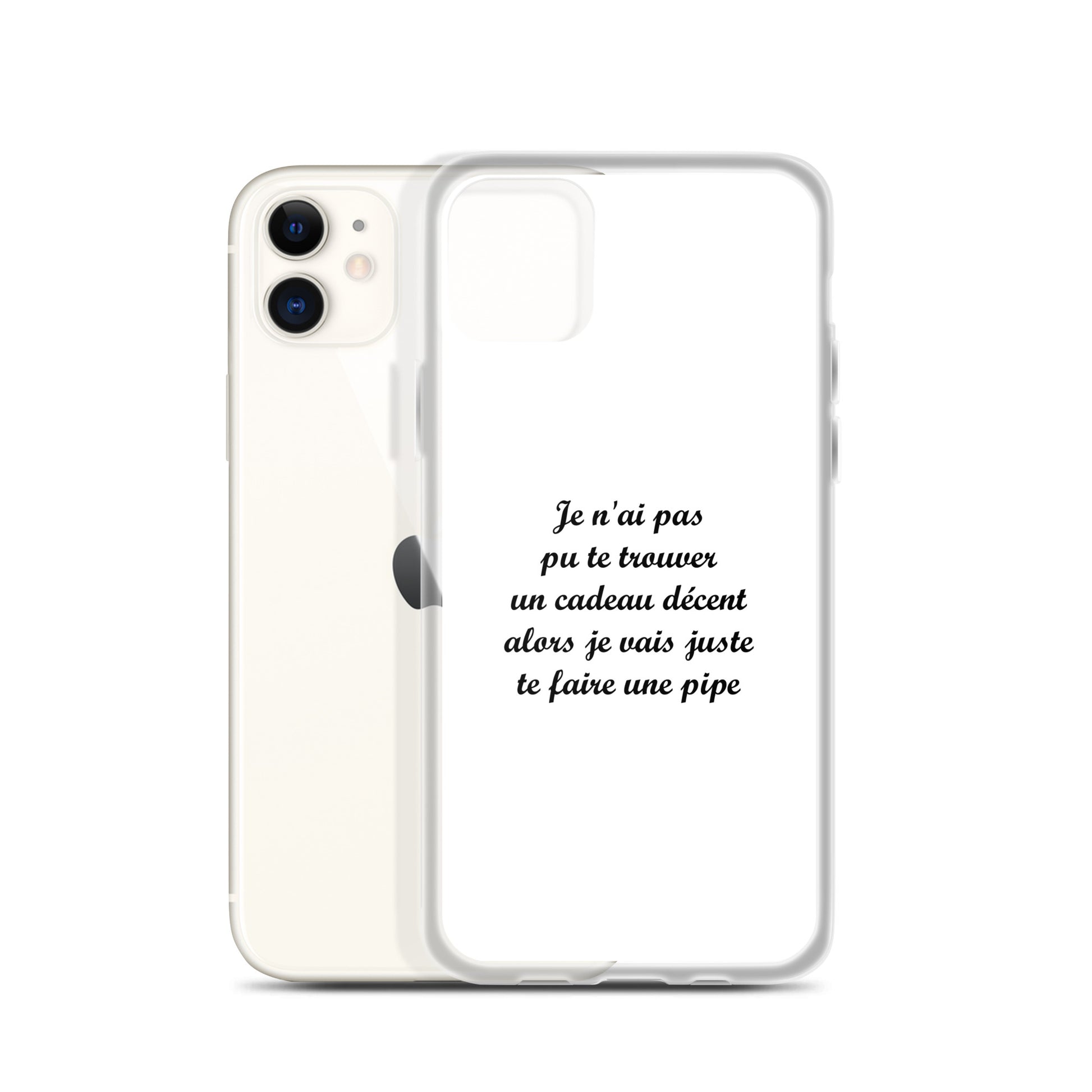 Coque iPhone Je n'ai pas pu te trouver un cadeau décent alors je vais juste te faire une pipe - Sedurro