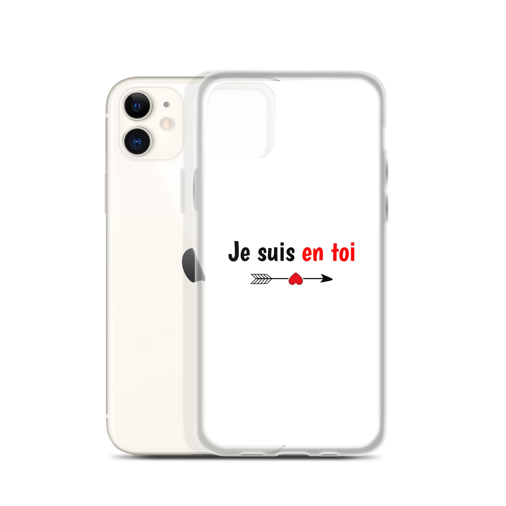 Coque iPhone Je suis en toi flèche cupidon - Sedurro