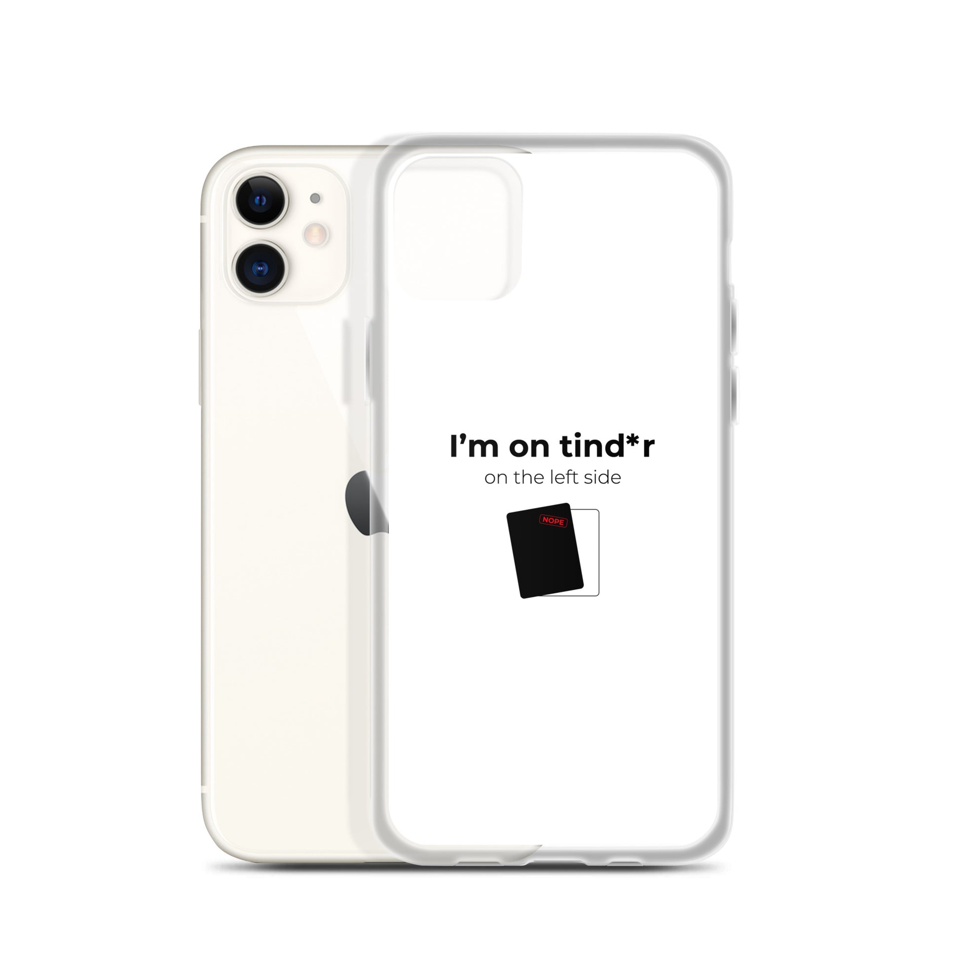 Coque iPhone I'm on tind*r on the left side - Sedurro
