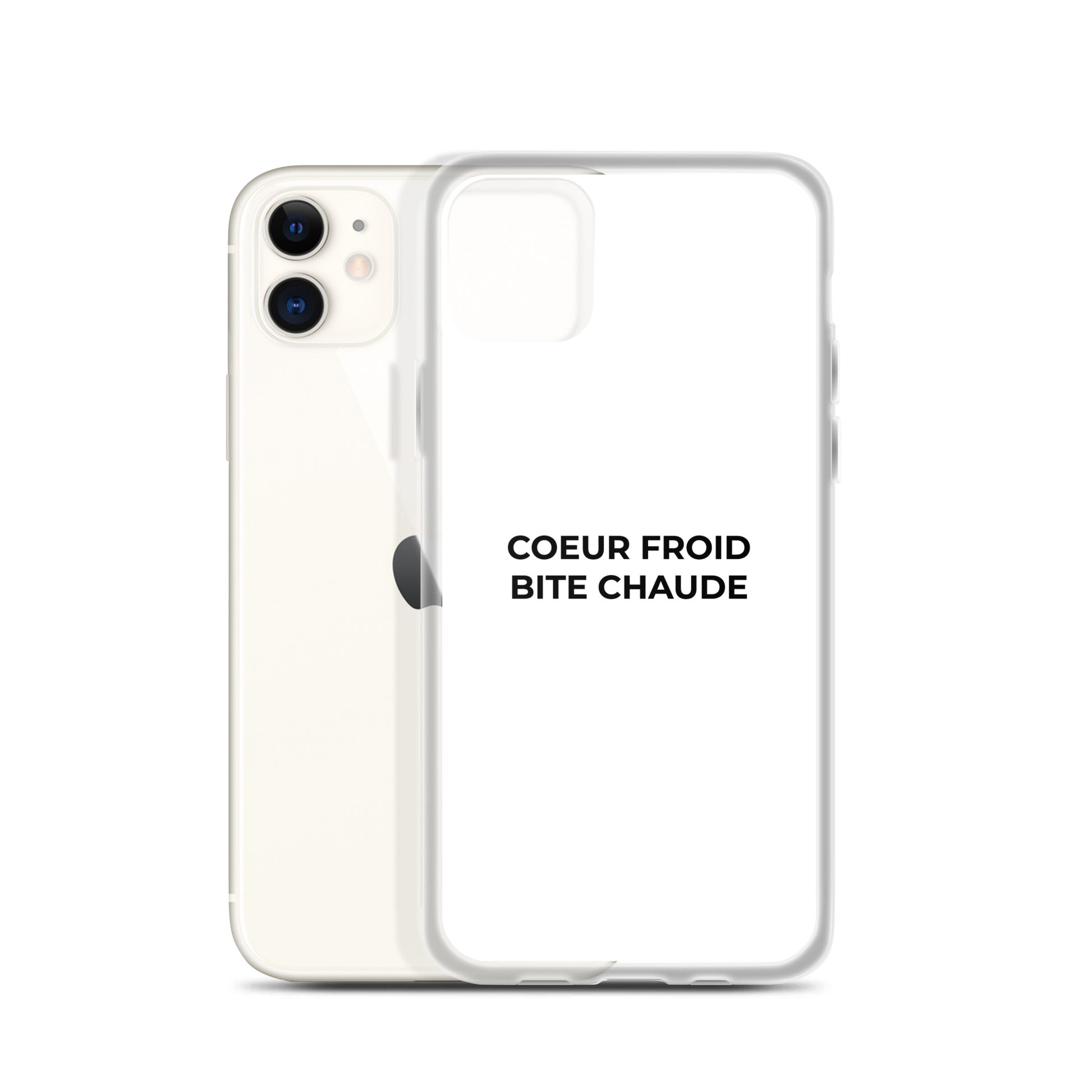Coque iPhone Cœur froid bite chaude - Sedurro