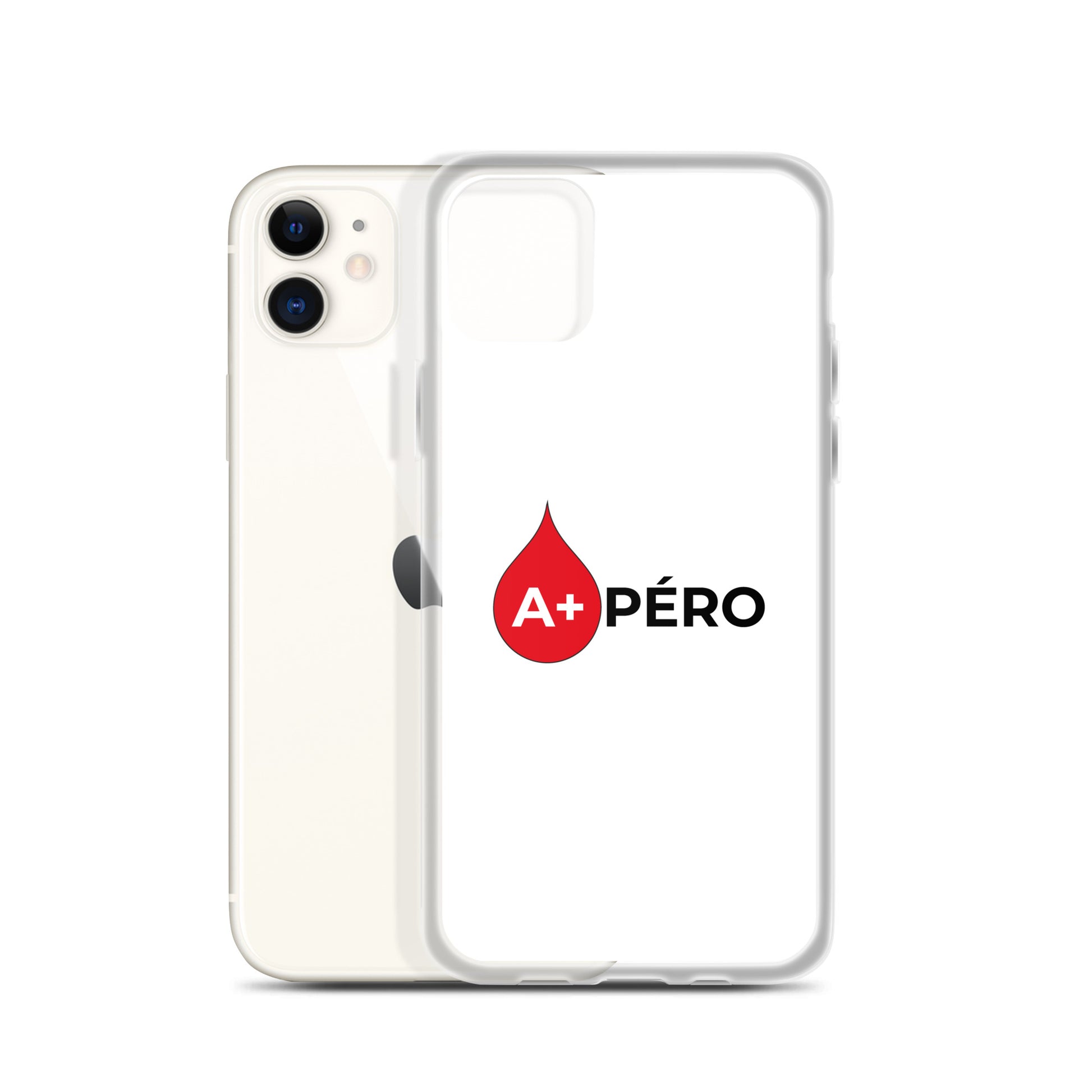Coque iPhone Apéro groupe sanguin A+ - Sedurro