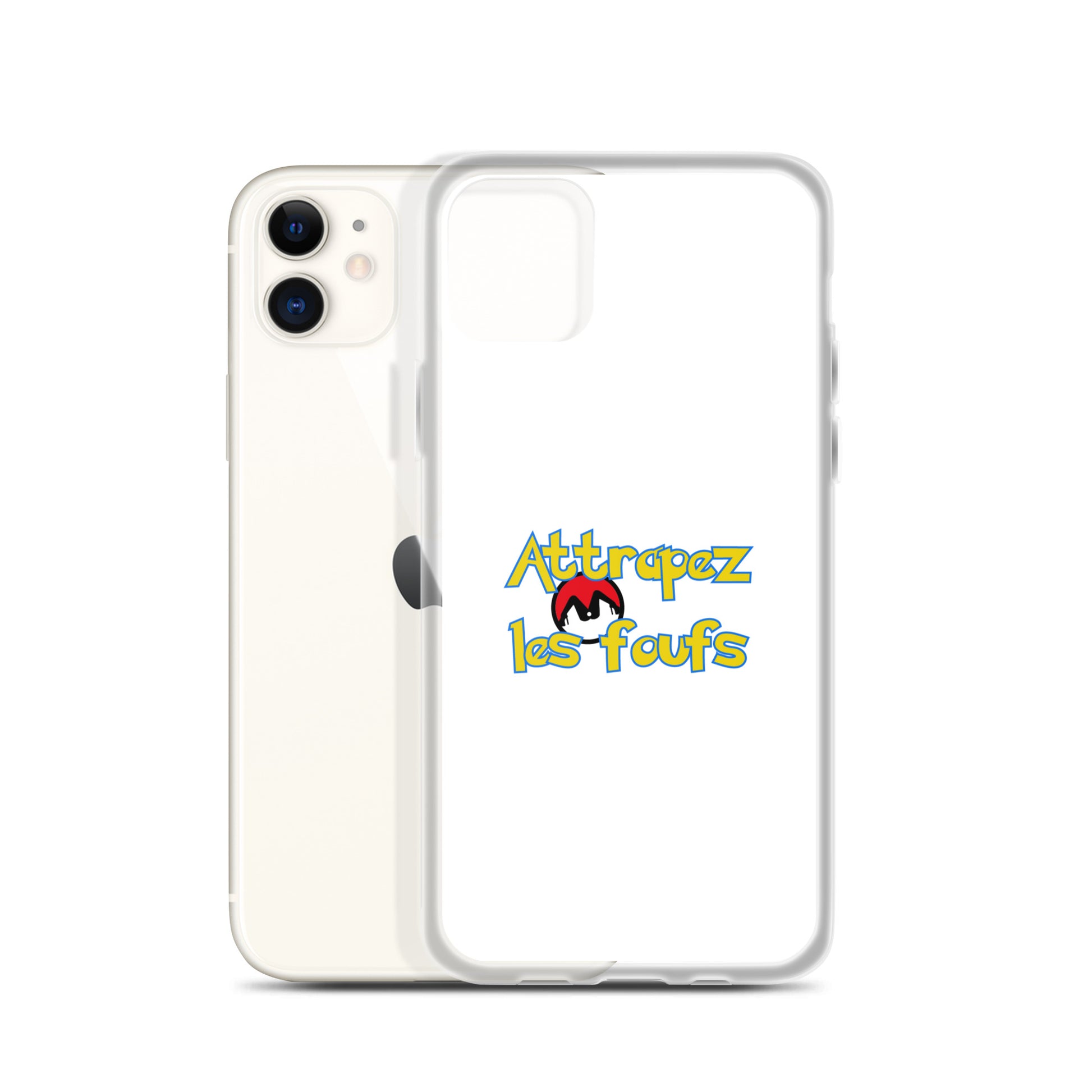 Coque iPhone Attrapez les foufs Pokeboule - Sedurro