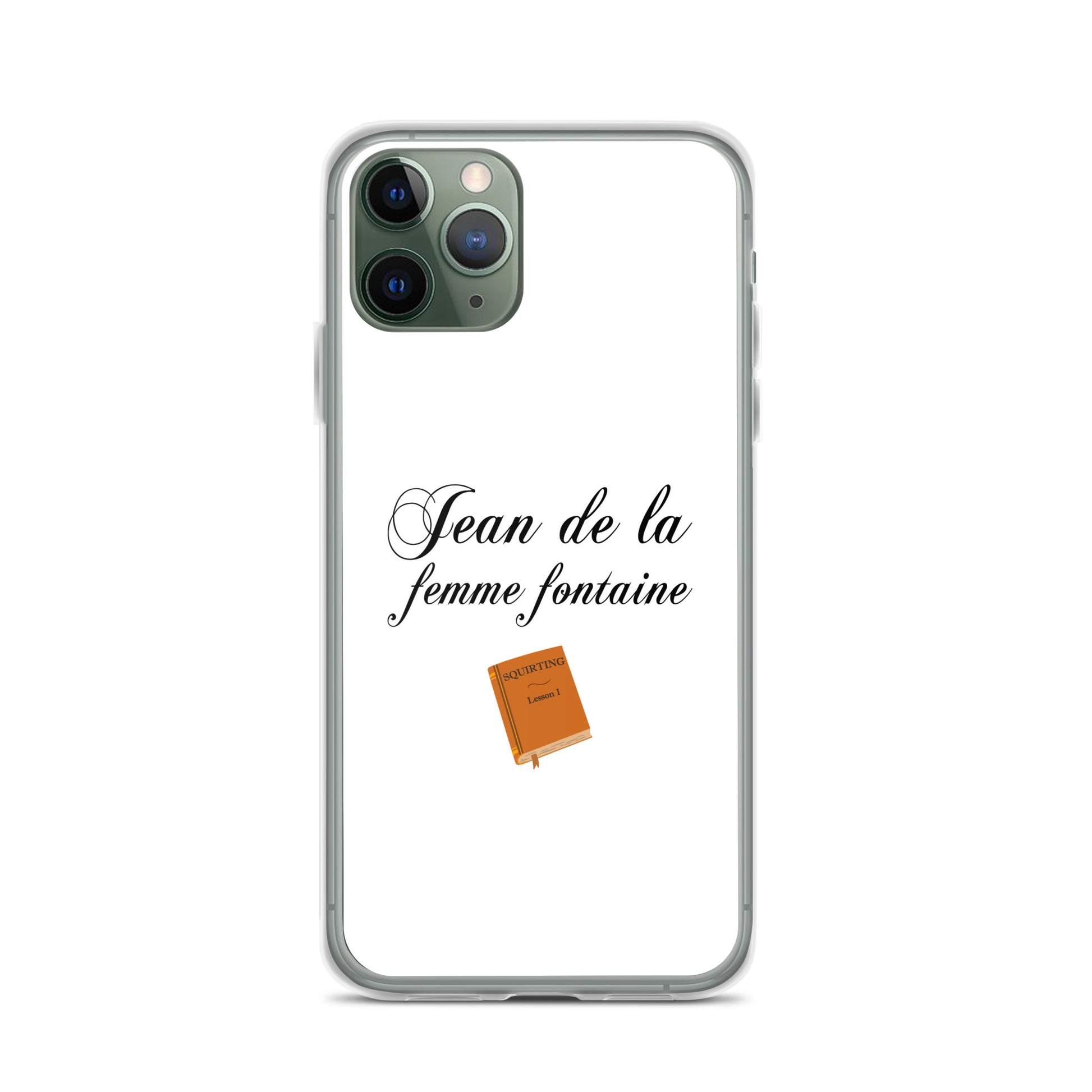 Coque iPhone Jean de la femme fontaine iPhone 11 Pro - Sedurro