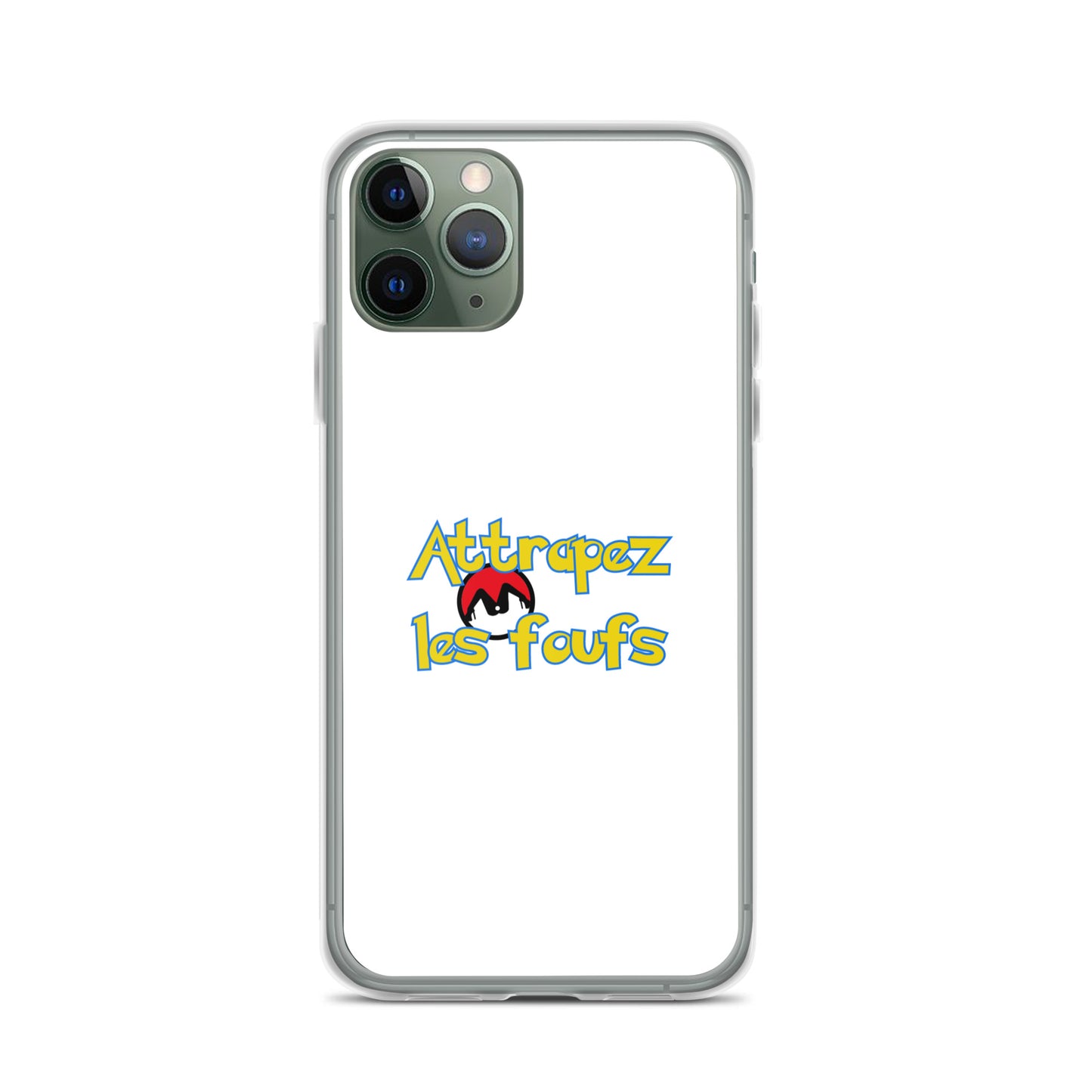 Coque iPhone Attrapez les foufs Pokeboule - Sedurro