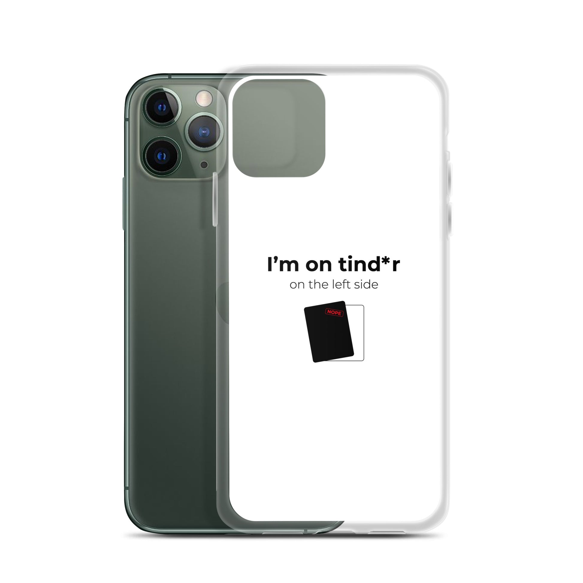 Coque iPhone I'm on tind*r on the left side - Sedurro