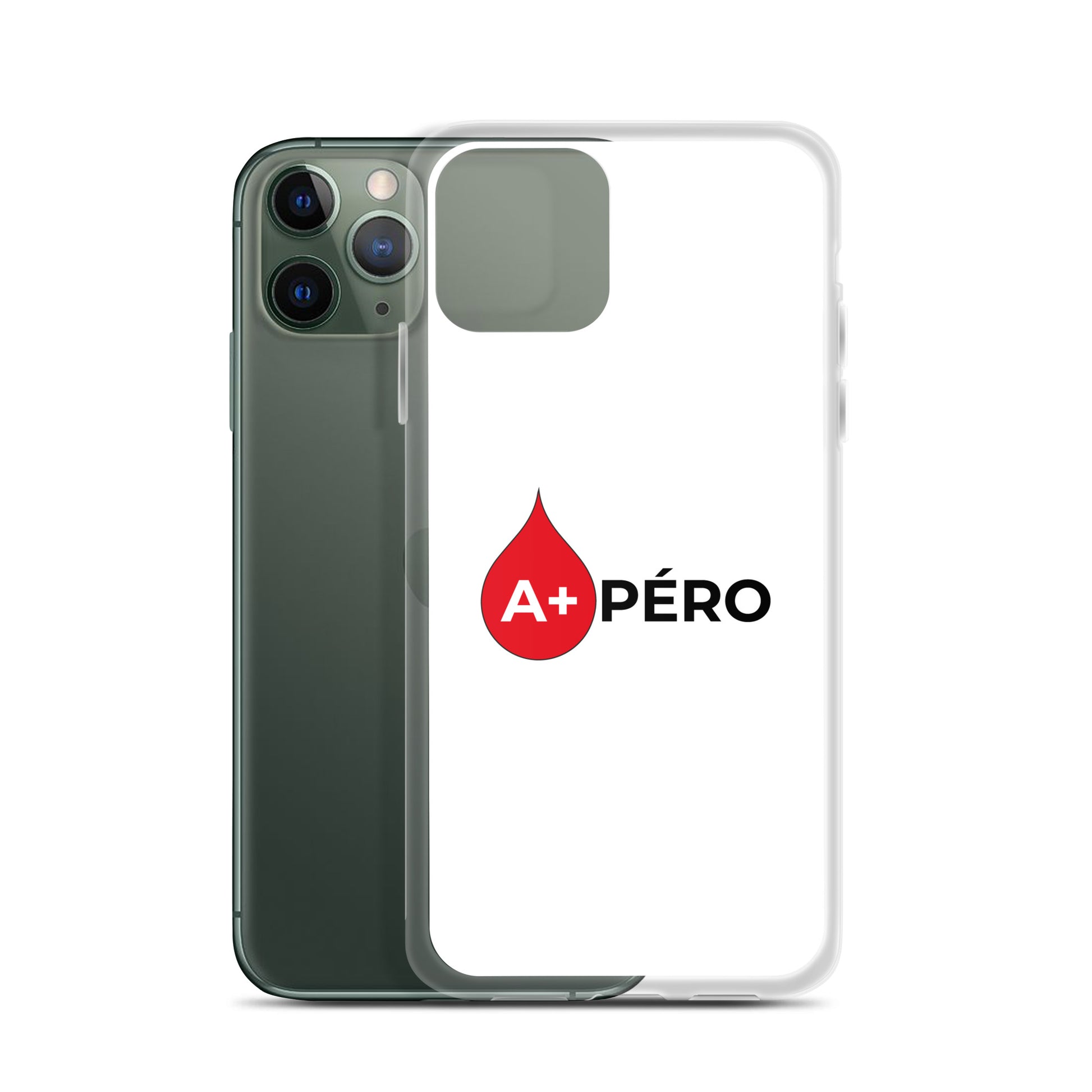 Coque iPhone Apéro groupe sanguin A+ - Sedurro