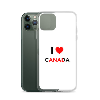 Coque iPhone I love Canada anal - Sedurro