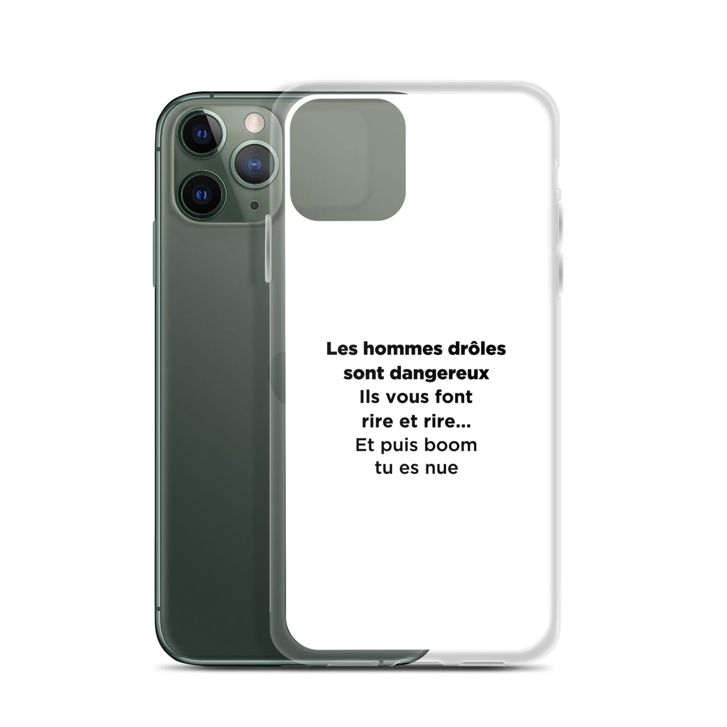 Coque iPhone Les hommes drôles sont dangereux - Sedurro