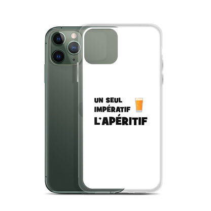 Coque iPhone Un seul impératif L'apéritif - Sedurro