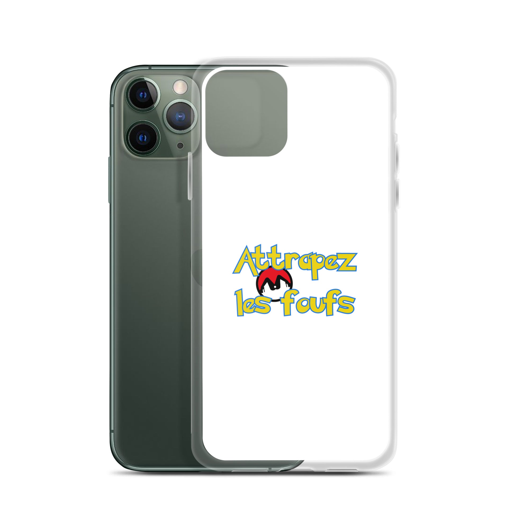 Coque iPhone Attrapez les foufs Pokeboule - Sedurro