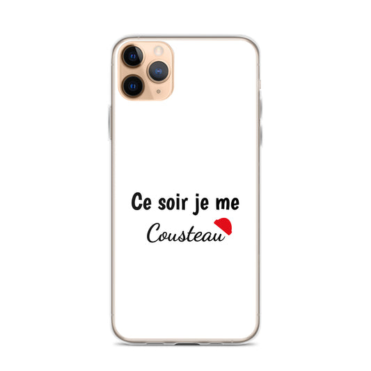 Coque iPhone Ce soir je me cousteau - Sedurro