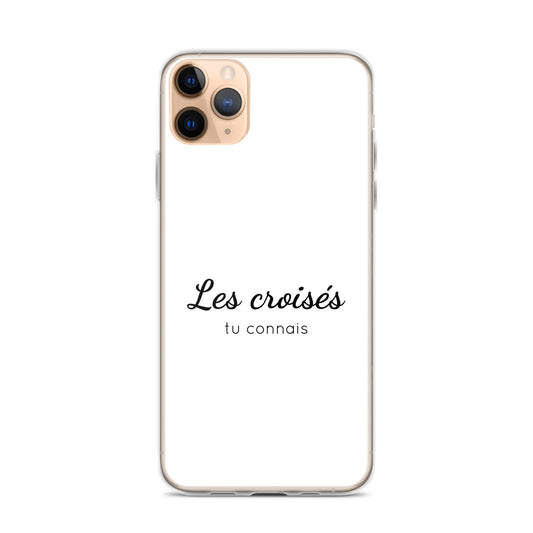 Coque iPhone Les croisés tu connais - Sedurro