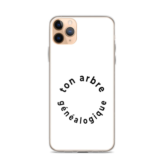 Coque iPhone Ton arbre généalogique en forme de cercle iPhone 11 Pro Max - Sedurro