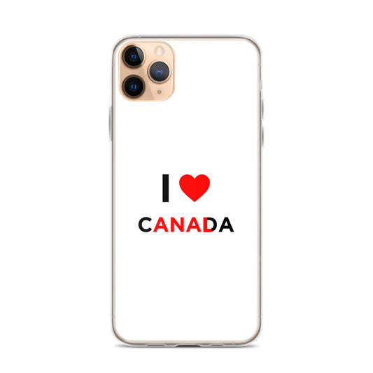 Coque iPhone I love Canada anal - Sedurro