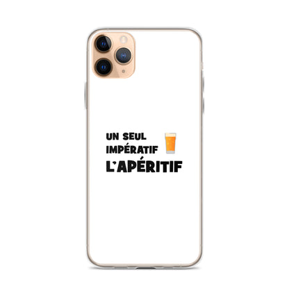 Coque iPhone Un seul impératif L'apéritif - Sedurro