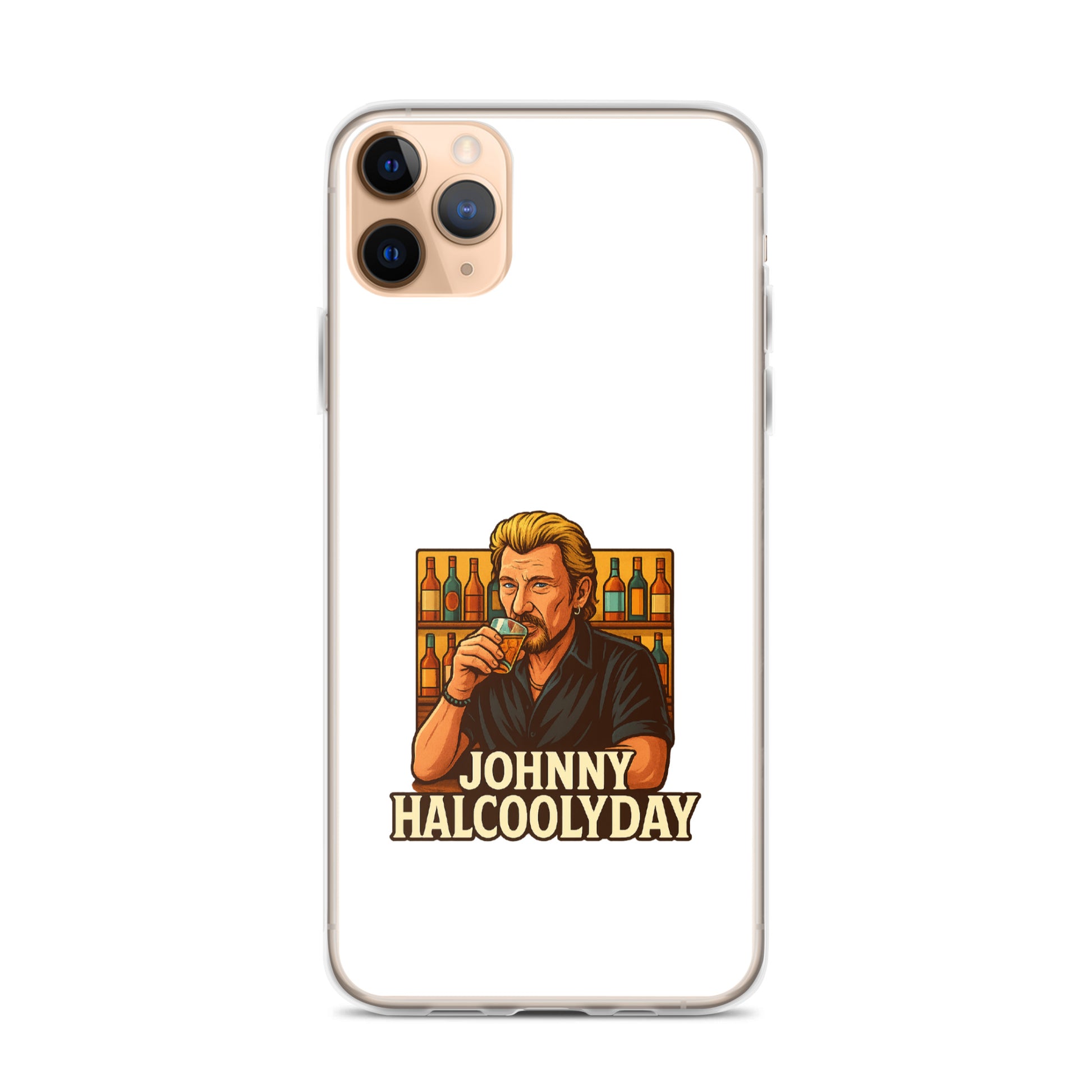 Coque iPhone Johnny Halcoolyday - Sedurro