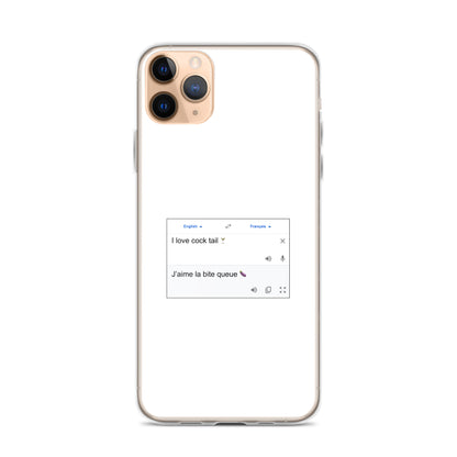 Coque iPhone Traduction cocktail - Sedurro