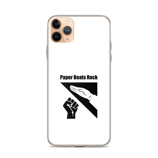 Coque iPhone Paper beats rock - Sedurro