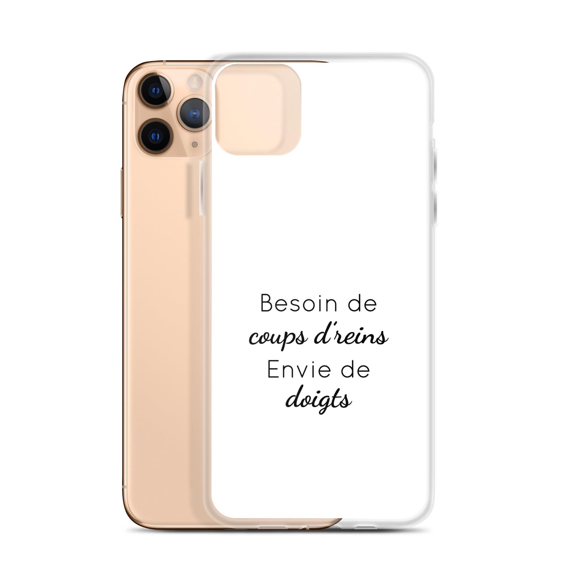 Coque iPhone Besoin de coups de reins envie de doigts iPhone 11 Pro Max - Sedurro