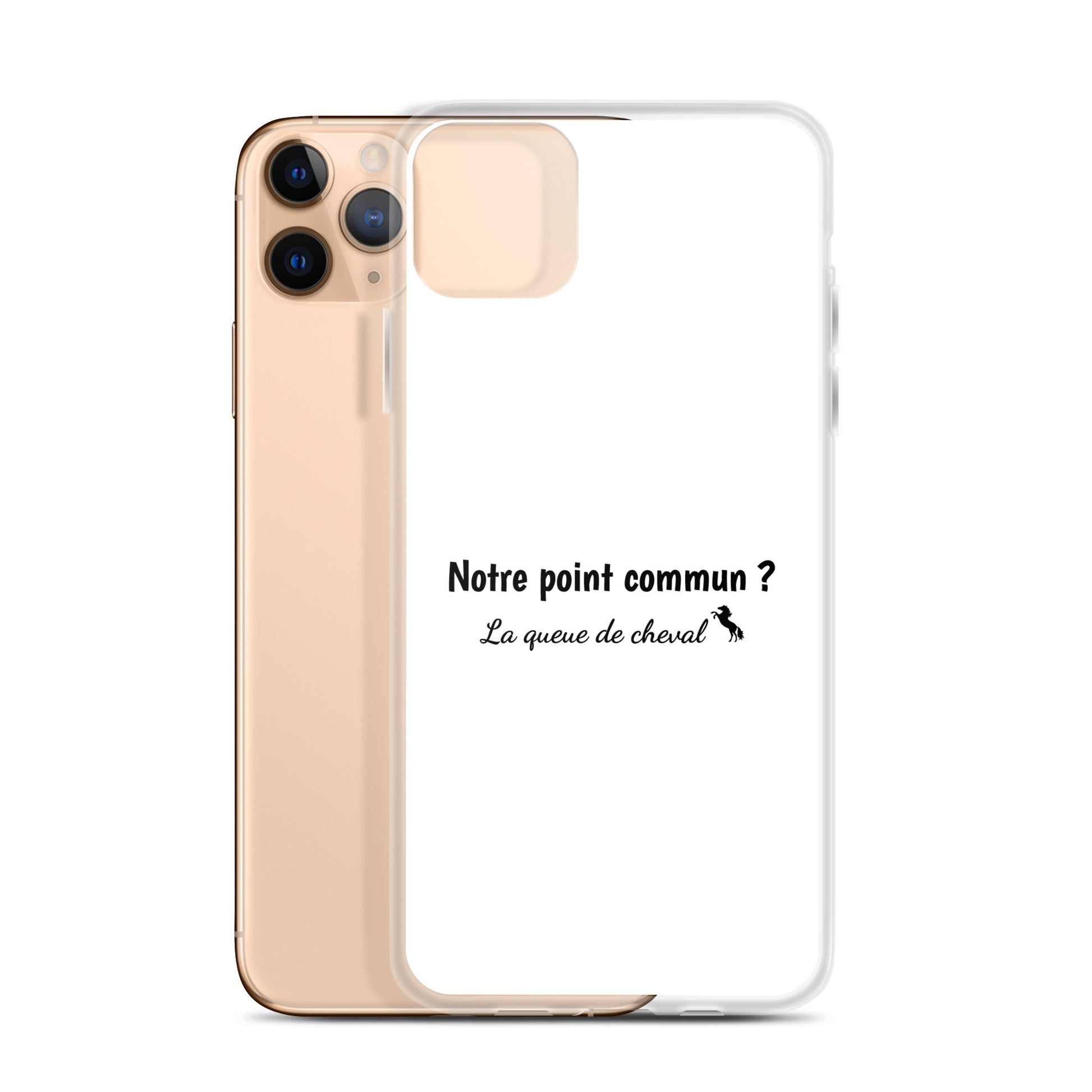 Coque iPhone Notre point commun la queue de cheval iPhone 11 Pro Max - Sedurro