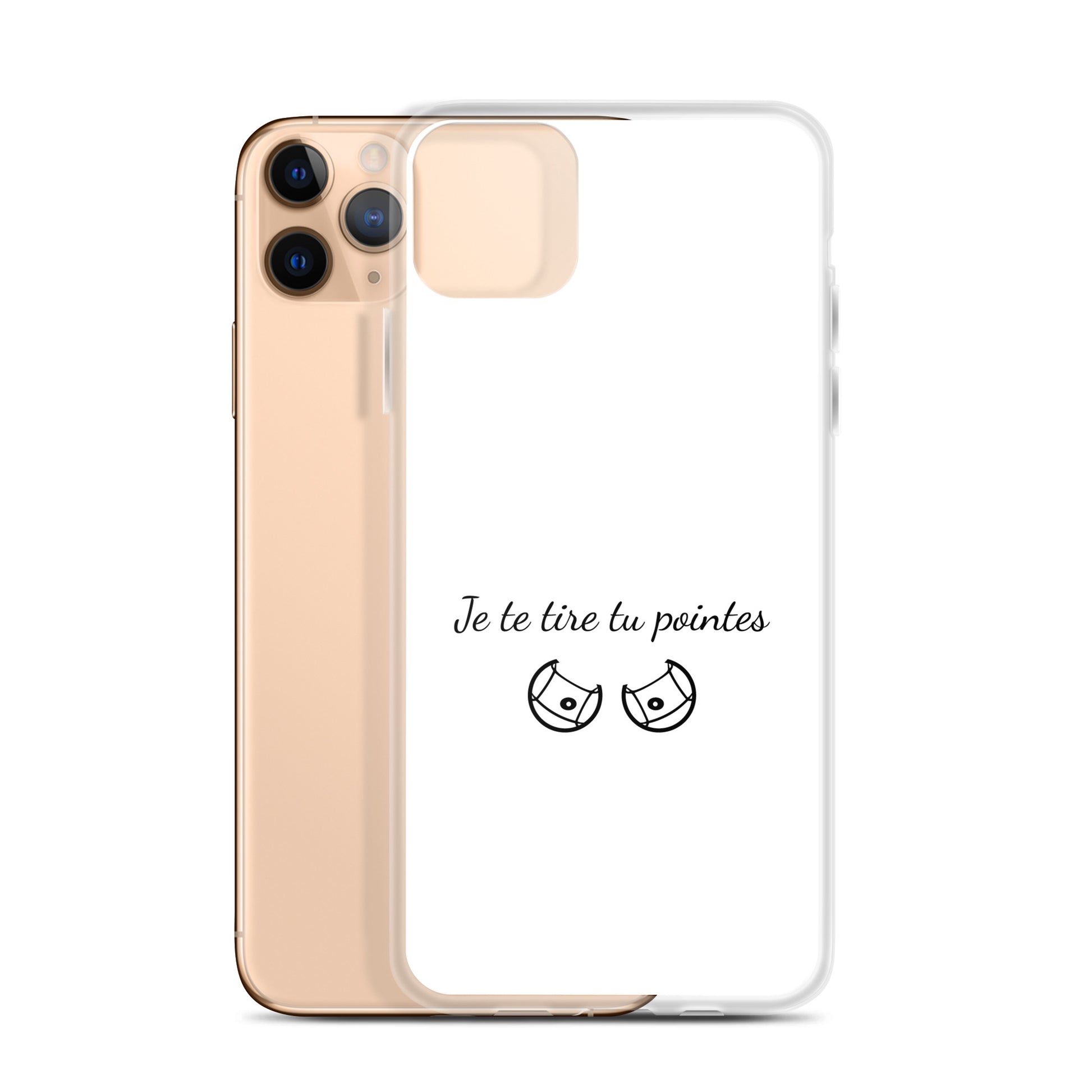 Coque iPhone Je te tire tu pointes iPhone 11 Pro Max - Sedurro