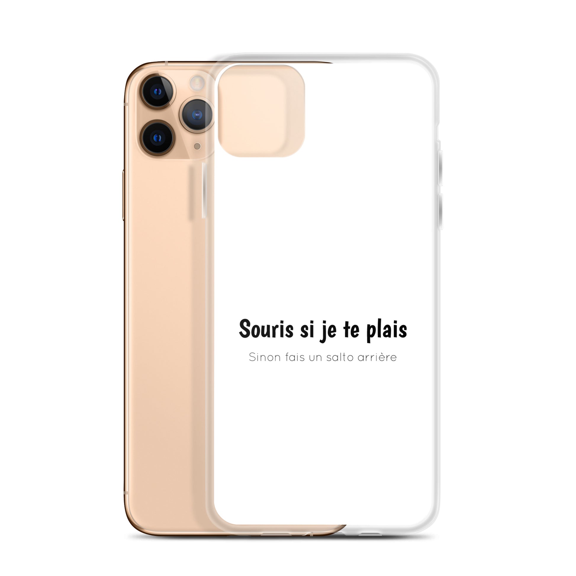 Coque iPhone Souris si je te plais sinon fais un salto arrière iPhone 11 Pro Max - Sedurro