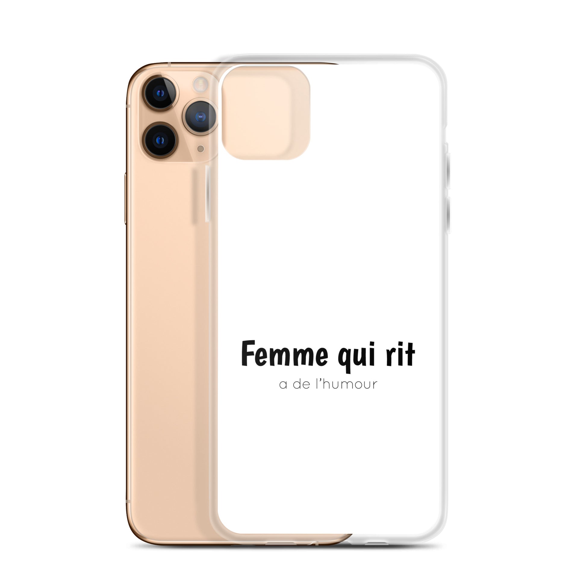 Coque iPhone Femme qui rit a de l'humour iPhone 11 Pro Max - Sedurro