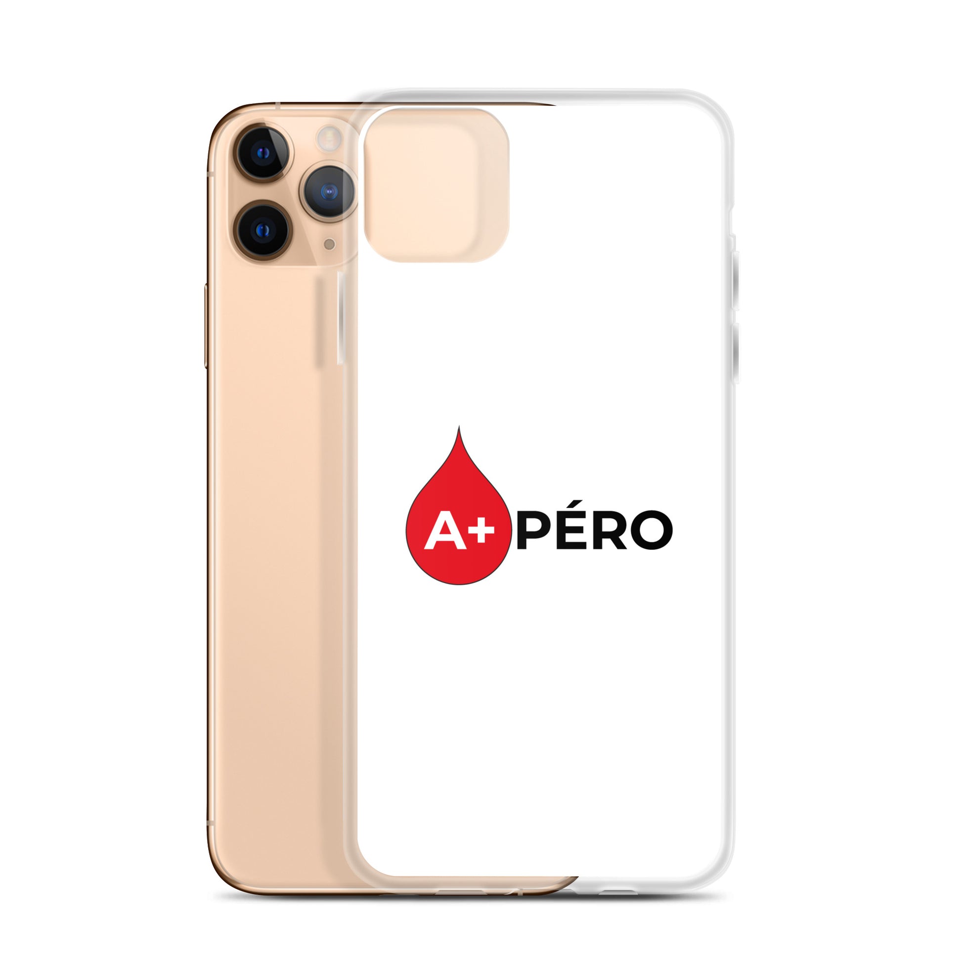 Coque iPhone Apéro groupe sanguin A+ - Sedurro