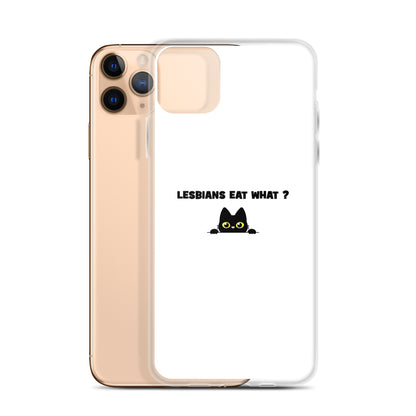 Coque iPhone Cat Lesbians eat what - Sedurro