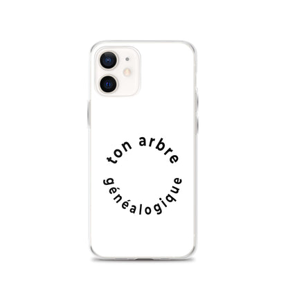 Coque iPhone Ton arbre généalogique en forme de cercle iPhone 12 - Sedurro