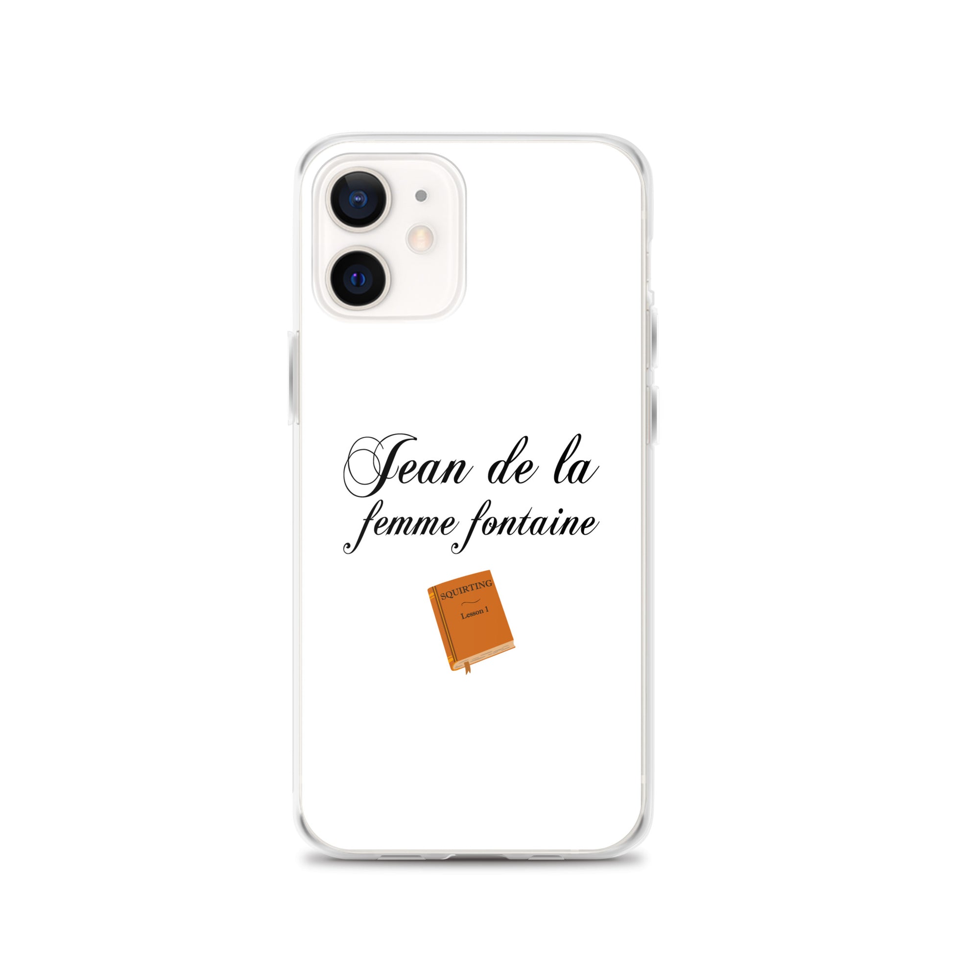 Coque iPhone Jean de la femme fontaine iPhone 12 - Sedurro