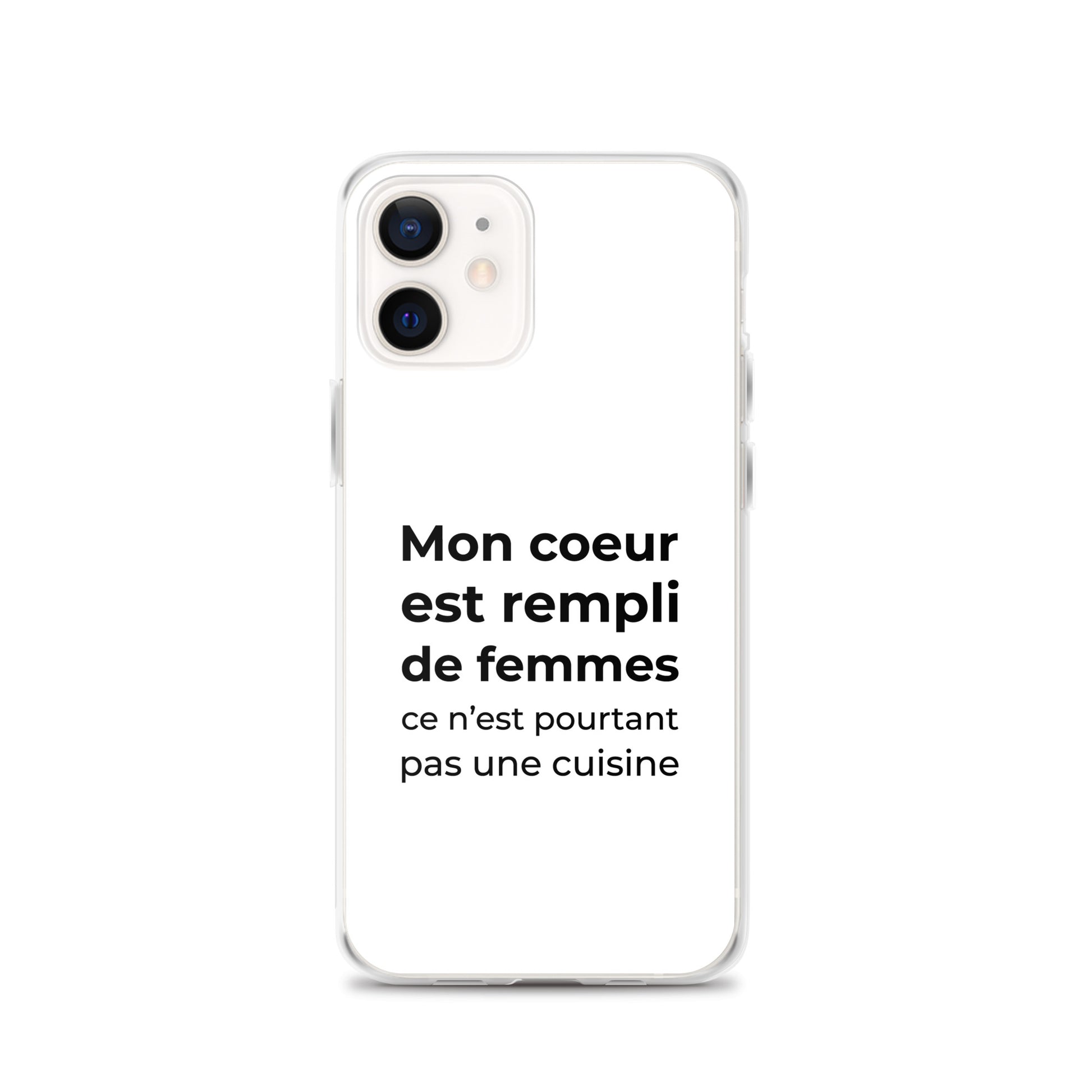 Coque iPhone Mon cœur est rempli de femmes ce n'est pourtant pas une cuisine - Sedurro
