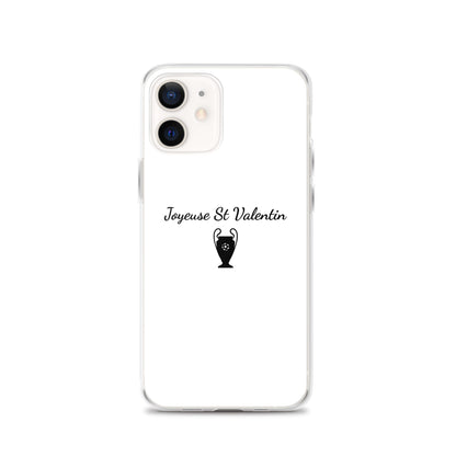 Coque iPhone Joyeuse Saint Valentin Ligue des Champions iPhone 12 - Sedurro