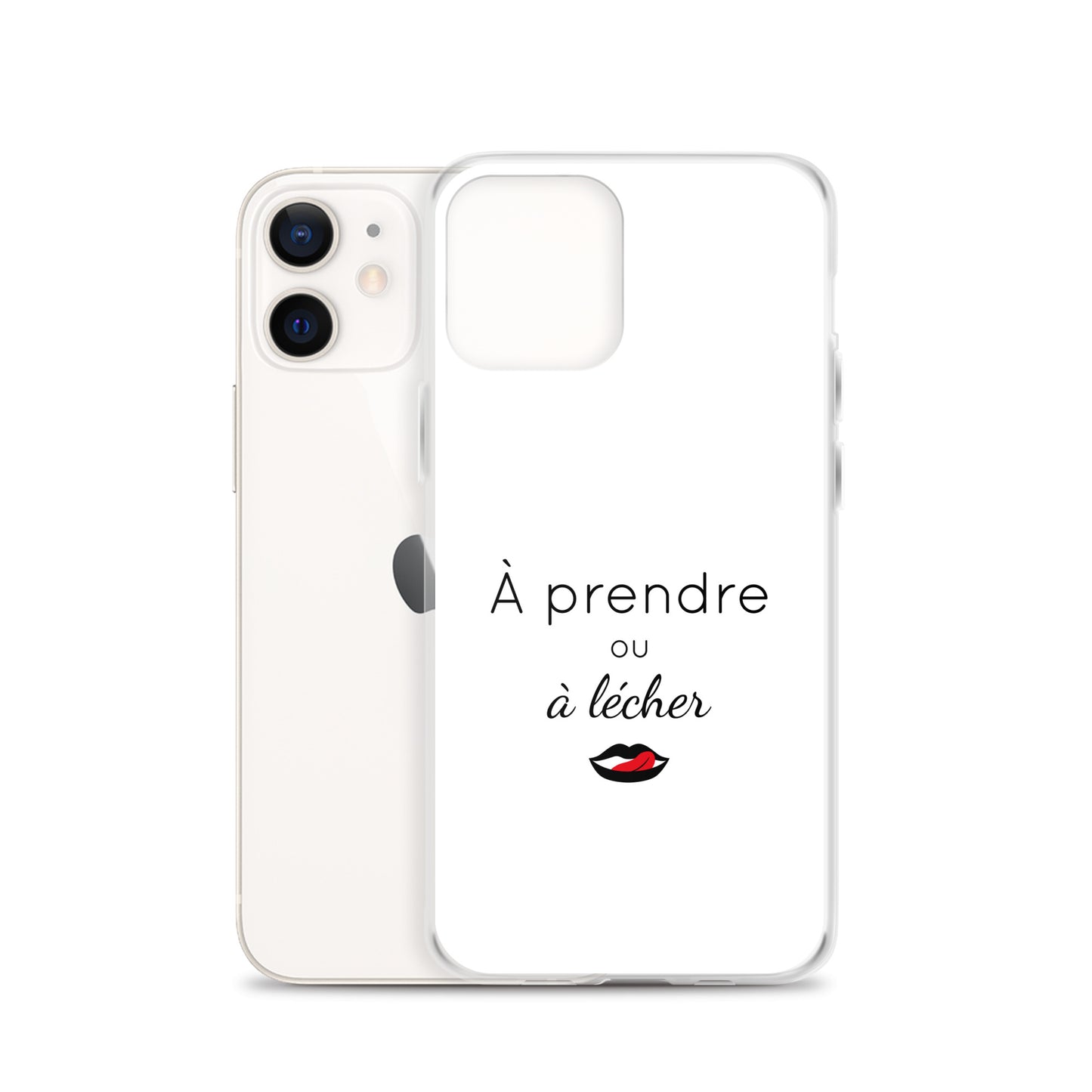 Coque iPhone À prendre ou à lécher iPhone 12 - Sedurro