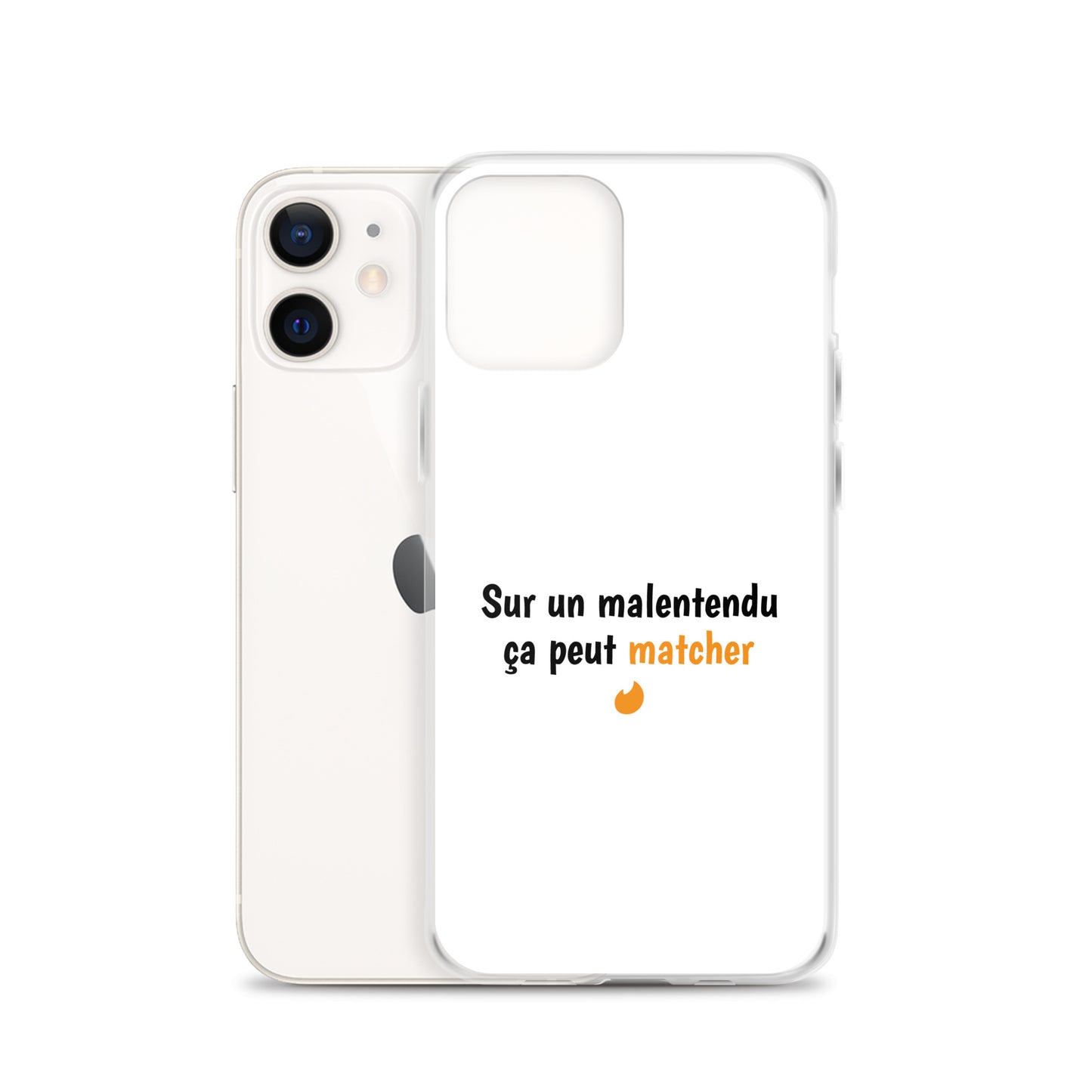 Coque iPhone Sur un malentendu ça peut matcher iPhone 12 - Sedurro