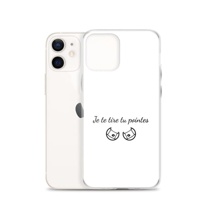 Coque iPhone Je te tire tu pointes iPhone 12 - Sedurro
