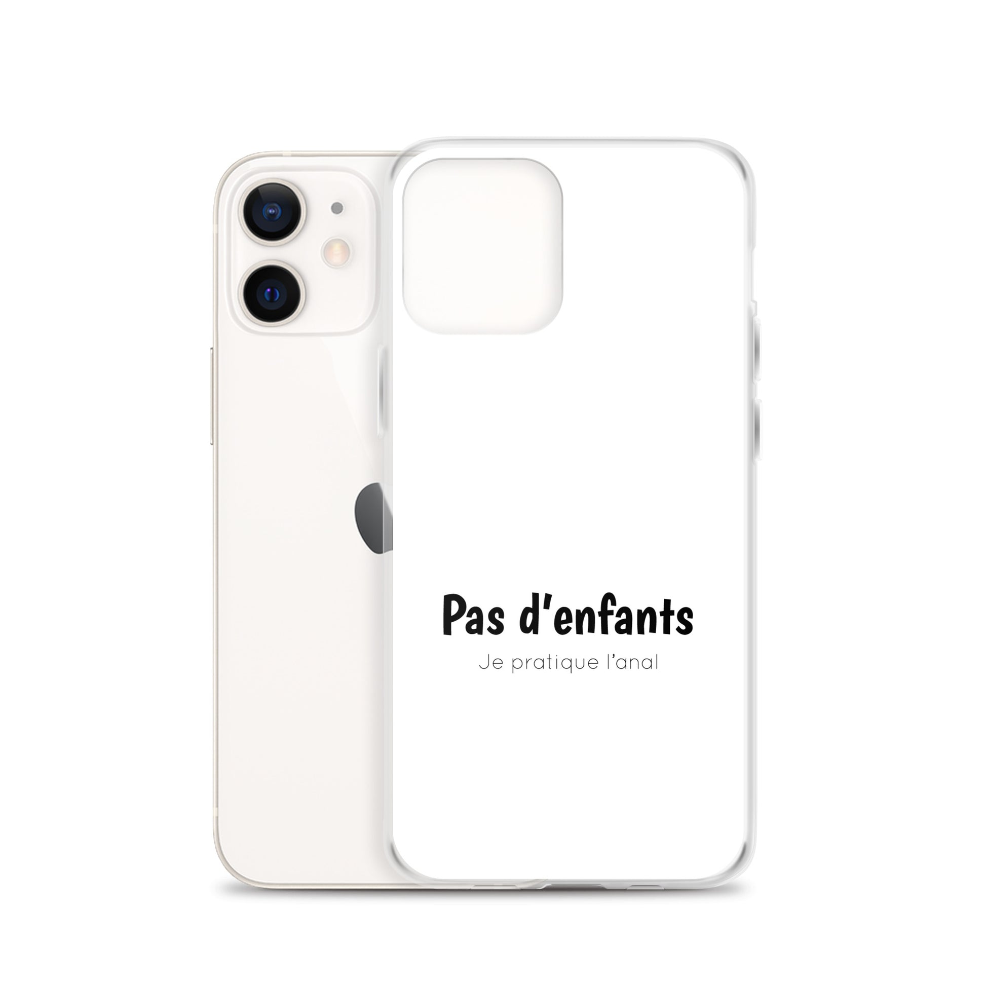 Coque iPhone Pas d'enfants je pratique l'anal iPhone 12 - Sedurro