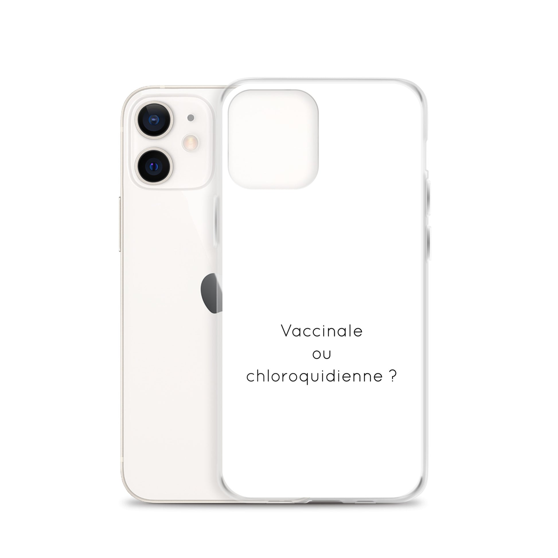 Coque iPhone Vaccinale ou chloroquidienne iPhone 12 - Sedurro