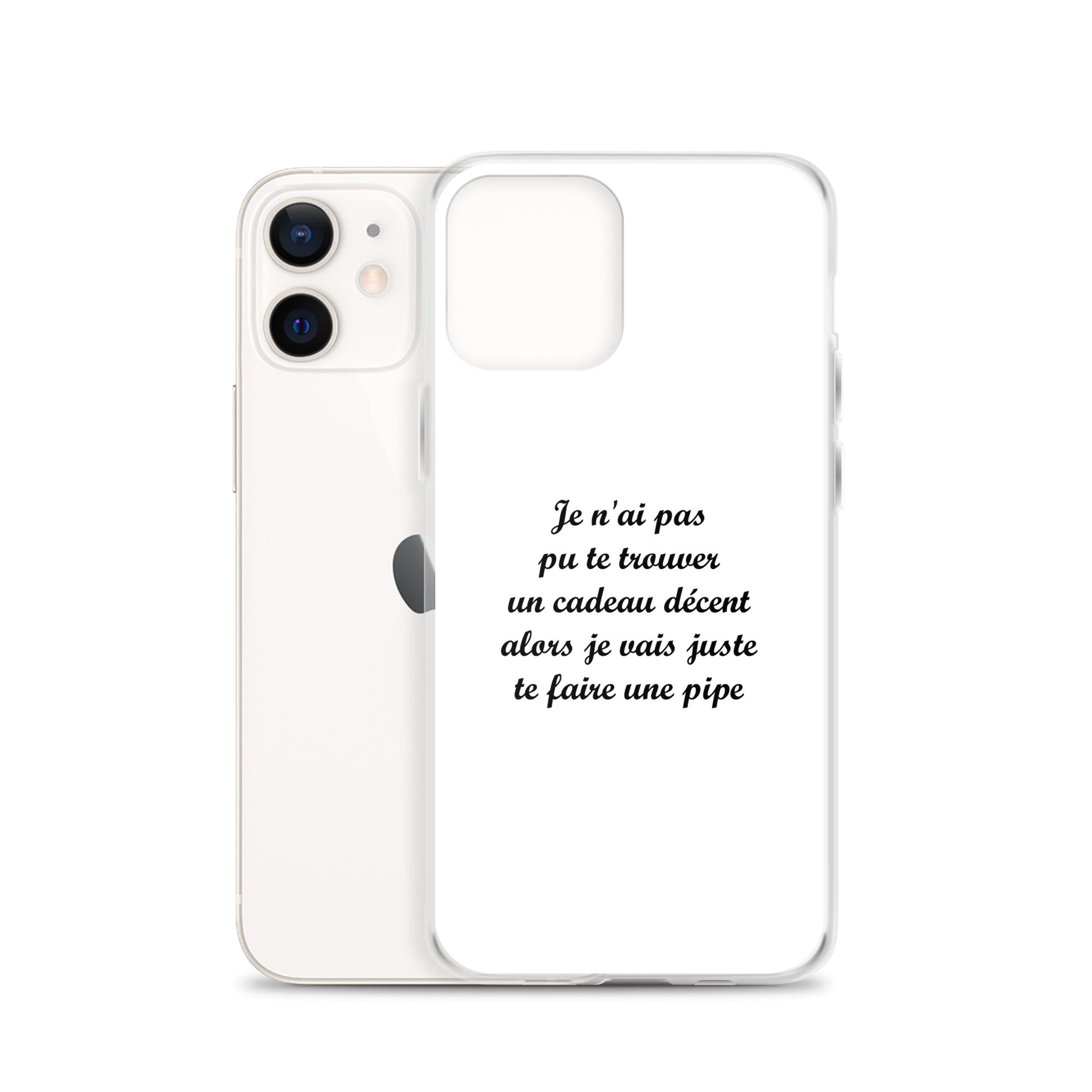 Coque iPhone Je n'ai pas pu te trouver un cadeau décent alors je vais juste te faire une pipe - Sedurro