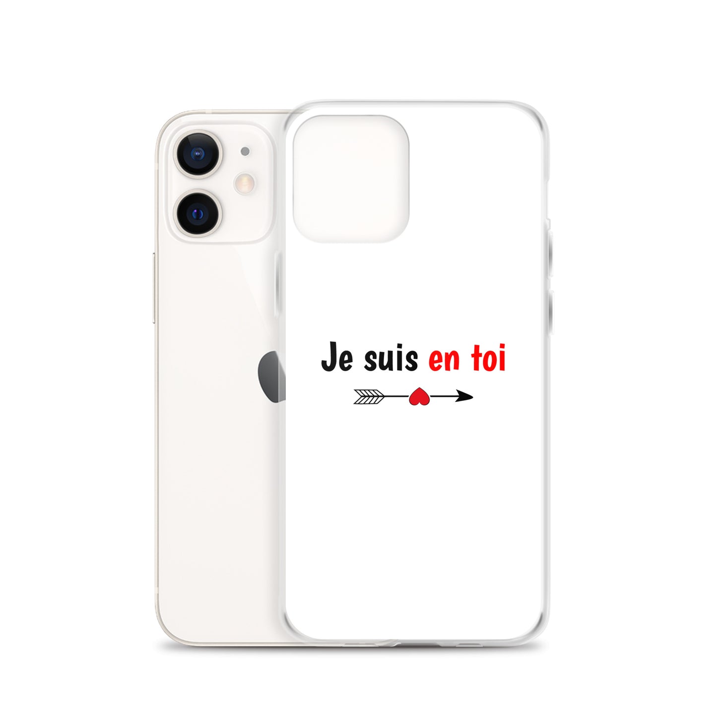 Coque iPhone Je suis en toi flèche cupidon - Sedurro