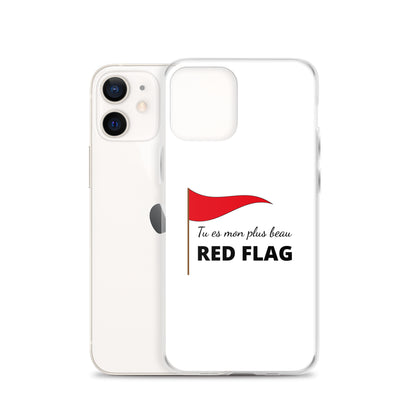 Coque iPhone Tu es mon plus beau red flag - Sedurro