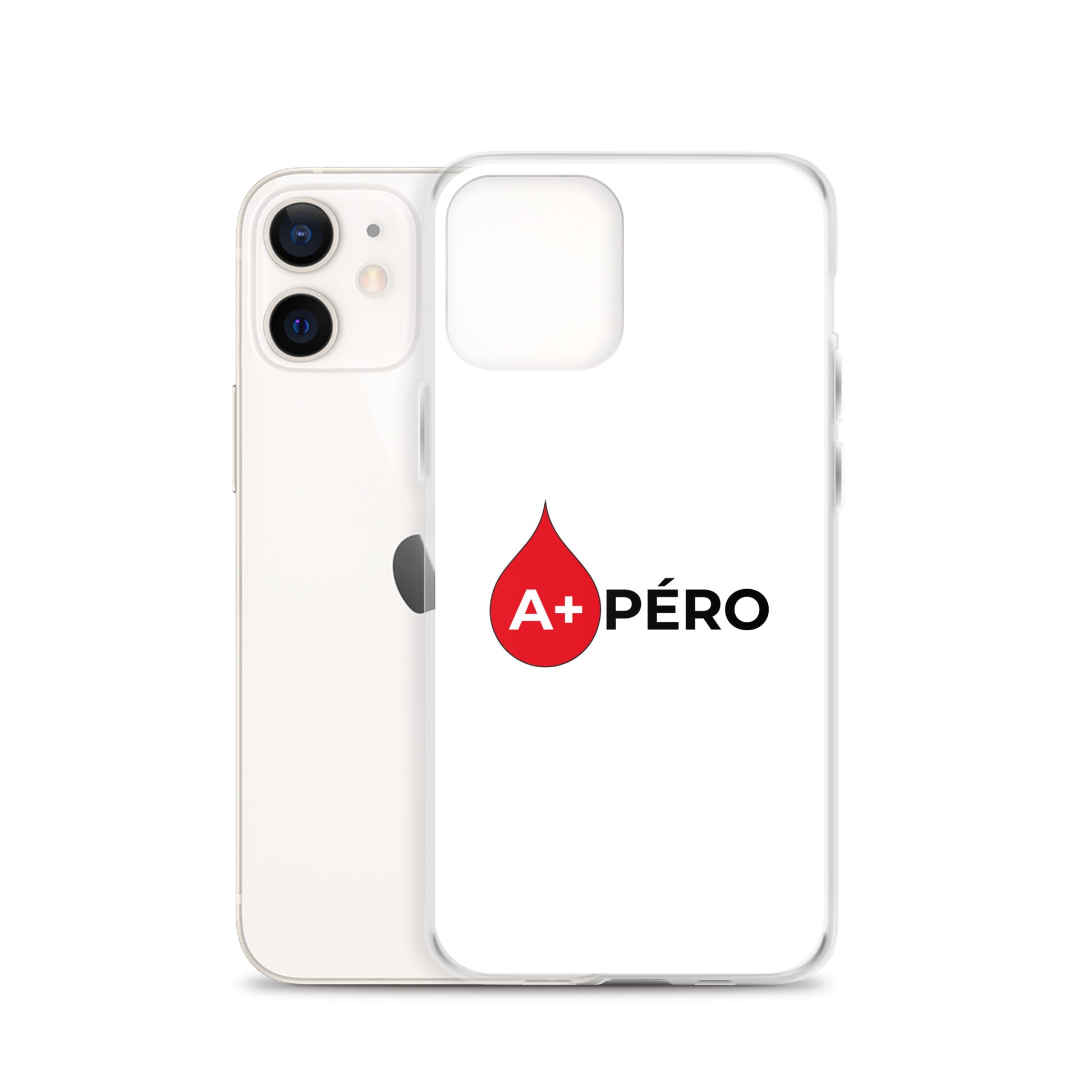 Coque iPhone Apéro groupe sanguin A+ - Sedurro