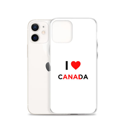 Coque iPhone I love Canada anal - Sedurro